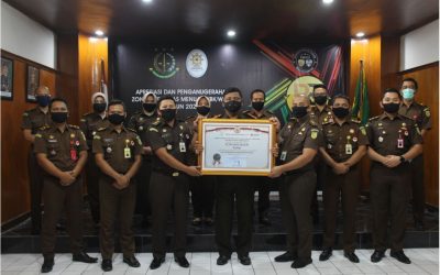 PENGANUGERAHAN ZONA INTEGRITAS MENUJU WILAYAH BEBAS DARI KORUPSI TAHUN 2020