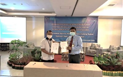 Pendatanganan Perjanjian Kerjasama/ Memorandum of Understanding (MoU) antara PT. Permodalan Nasional Madani (PNM ) Cabang Madiun dengan seluruh Kejaksaan Negeri Sekarisidenan Madiun