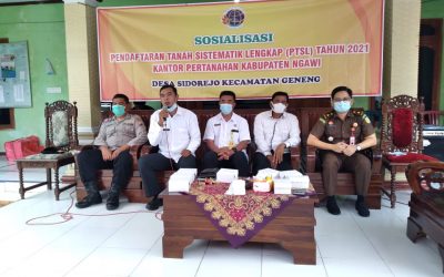 PELAKSANAAN KEGIATAN SOSIALISASI PENDAFTARAN TANAH SISTEMATIK LENGKAP (PTSL)