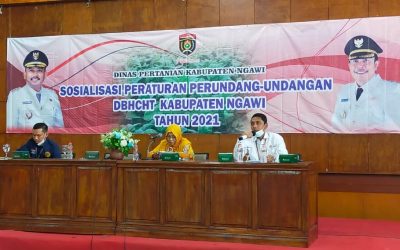 KEJAKSAAN NEGERI NGAWI SEBAGAI NARASUMBER SOSIALISASI PERATURAN PERUNDANG-UNDANGAN DI BIDANG CUKAI OLEH DINAS PERTANIAN KABUPATEN NGAWI