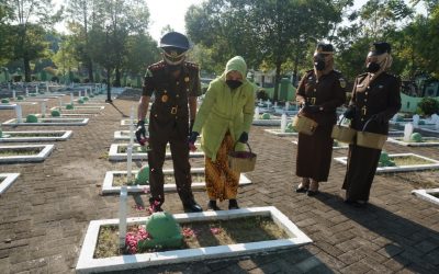 ZIARAH KE TAMAN MAKAM PAHLAWAN HBA KE 61 DAN HUT IAD KE XXI TAHUN 2021