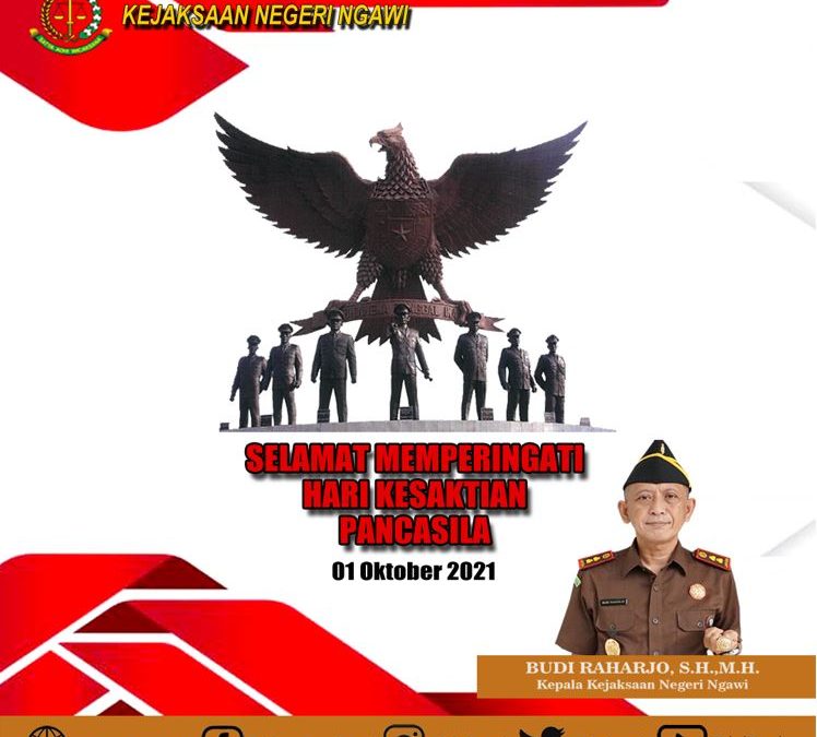 SELAMAT MEMPERINGATI HARI KESAKTIAN PANCASILA