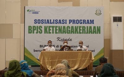 SOSIALISASI PERUSAHAAN WAJIB DAFTAR PESERTA PROGRAM BPJS KETENAGAKERJAAN