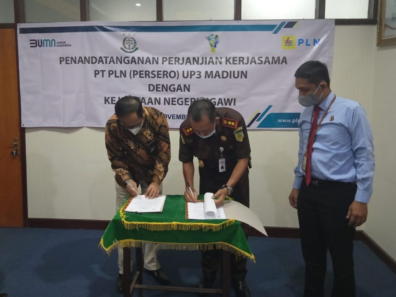 Perjanjian Kerjasama Antara Kejaksaan Negei Ngawi Dengan Pt Pln Persero Unit Induk Distribusi