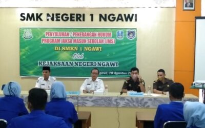 JAKSA MASUK SEKOLAH DI SMKN 1 NGAWI