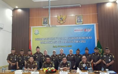 PENGARAHAN INSPEKTUR V PADA JAKSA AGUNG MUDA PENGAWASAN KEJAKSAAN AGUNG RI