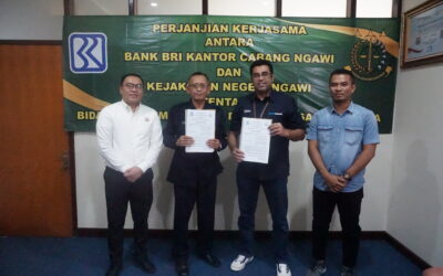 MOU ANTARA KEJAKSAAN NEGERI NGAWI DENGAN BANK BRI CABANG NGAWI