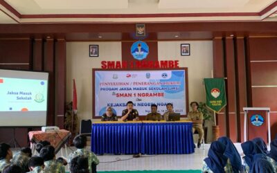 JAKSA MASUK SEKOLAH DI SMA NEGERI 1 NGRAMBE