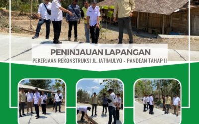 TIM PPS KEJARI NGAWI MELAKUKAN PENINJAUAN LAPANGAN TERHADAP PEKERJAAN REKONSTRUKSI Jl. JATIMULYO-PANDEAN TAHAP II KEC. KARANGANYAR NGAWI