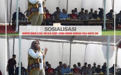 KEJAKSAAN NEGERI NGAWI SEBAGAI NARASUMBER DALAM SOSIALISASI GEMPUR ROKOK ILEGAL MELALUI EVENT LOMBA BURUNG BERKICAU PIALA BUPATI CUP