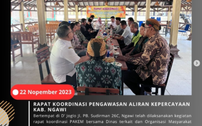 RAPAT KOORDINASI PENGAWASAN ALIRAN KEPERCAYAAN (PAKEM)