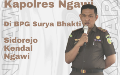 NGOPI BARENG KAPOLRES NGAWI DI BPG SURYA BHAKTI SIDOREJO-KENDAL-NGAWI