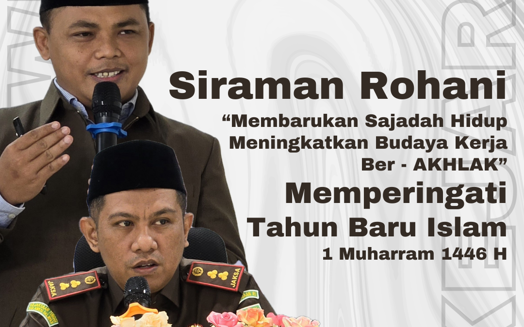 SIRAMAN ROHANI KAJIAN MUHARRAM 1446 H