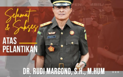 DR. RUDI MARGONO, S.H., M.HUM., DILANTIK SEBAGAI KEPALA BADAN DIKLAT KEJAKSAAN RI