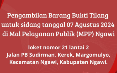 INFO PENGAMBILAN TILANG