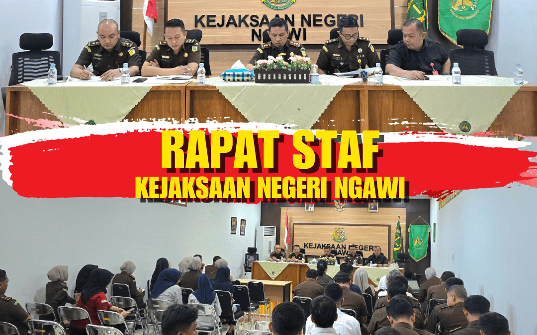 Rapat Staf Kejaksaan Negeri Ngawi