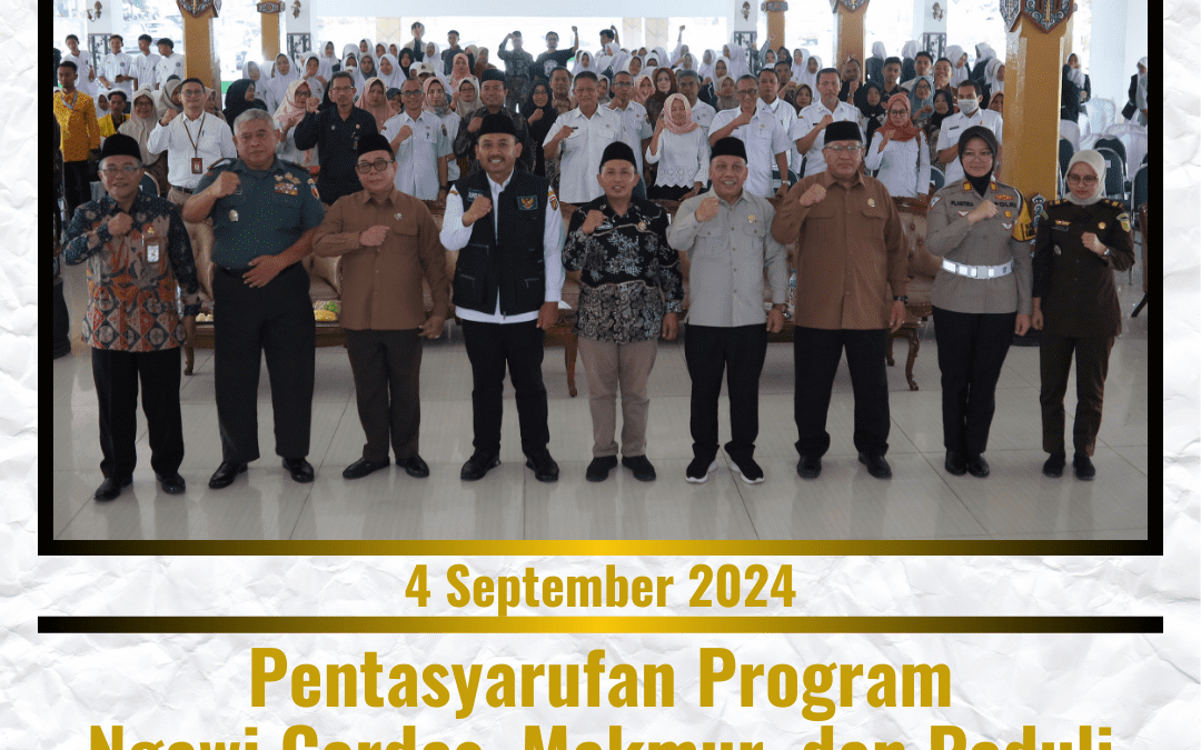 Pentasyarufan Program Baznas Provinsi Jawa Timur & Baznas Kabupaten Ngawi