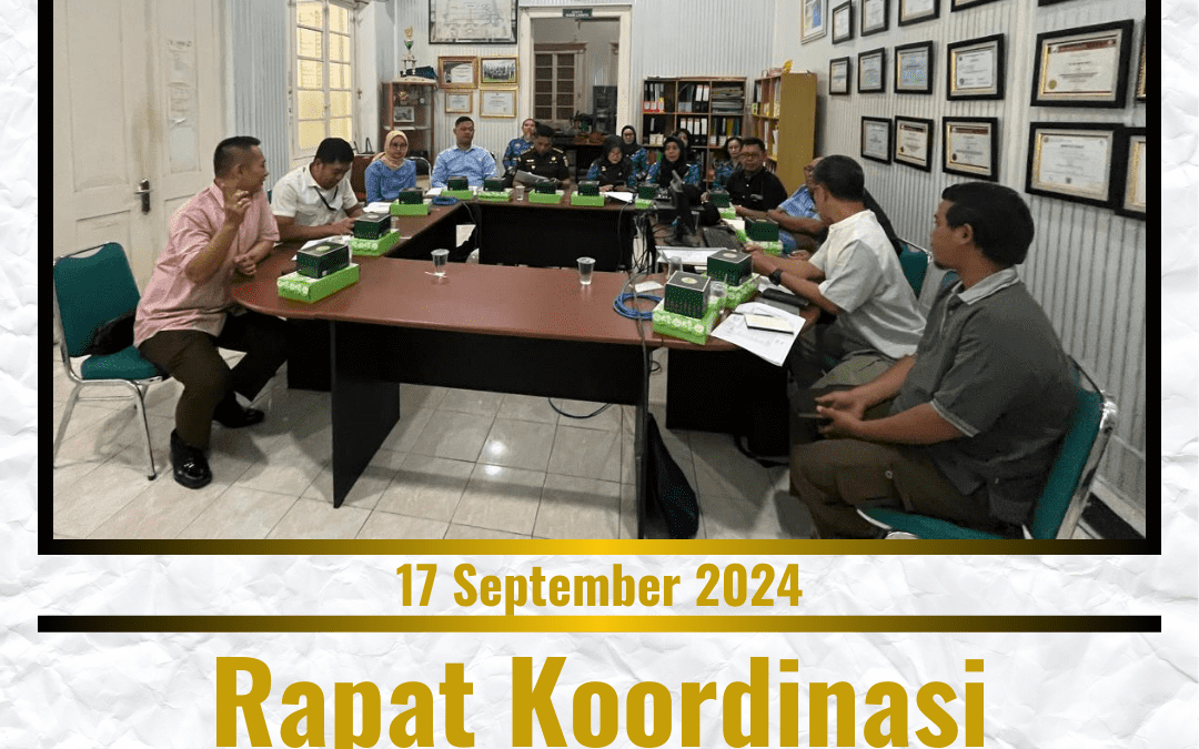 Rapat Koordinasi Kegiatan Pembangunan Tanggul dan Sarana Pendukungnya