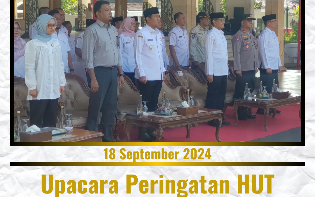 UPACARA PERINGATAN HUT PMI KE-79