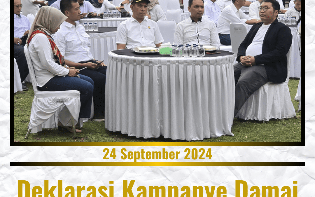 Deklarasi Kampanye Damai Pemilihan Bupati dan Wakil Bupati Ngawi Tahun 2024