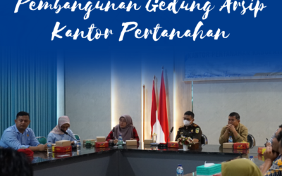 erah Terima Pekerjaan Pembangunan Gedung Arsip Kantor Pertanahan Kabupaten Ngawi