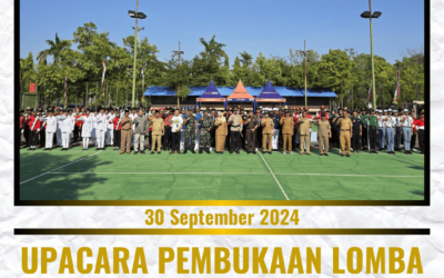 Upacara Pembukaan Lomba Peraturan Baris Berbaris (PBB) memperingati HUT TNI Ke-79 Tahun 2024