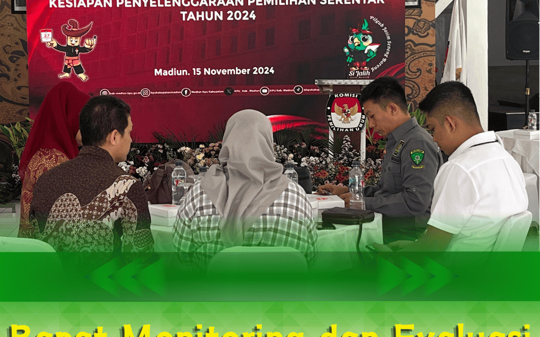 Rapat Monitoring dan Evaluasi Pilkada Serentak Tahun 2024