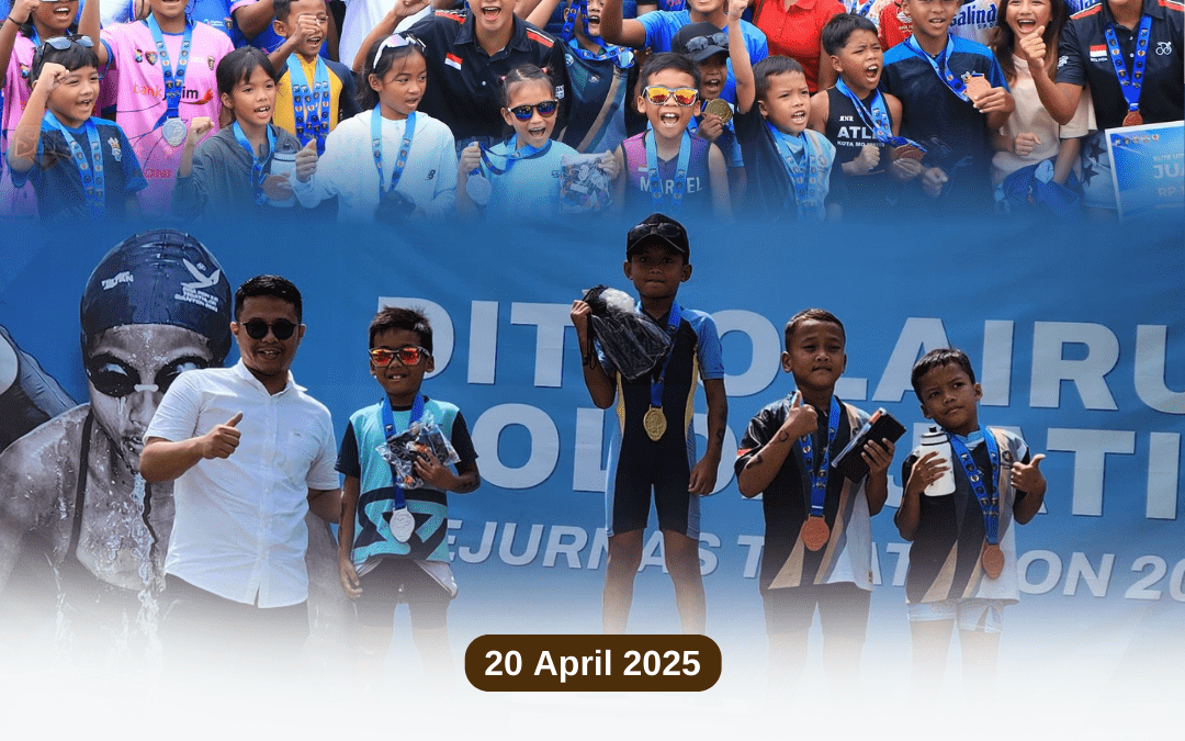 Penutupan Ditpolairud Polda Jatim Kejuaraan Nasional Triathlon 2025