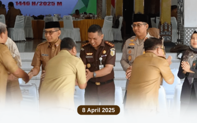 HALAL BI HALAL FORKOPIMDA NGAWI BERSAMA SELURUH ASN LINGKUP PEMKAB NGAWI