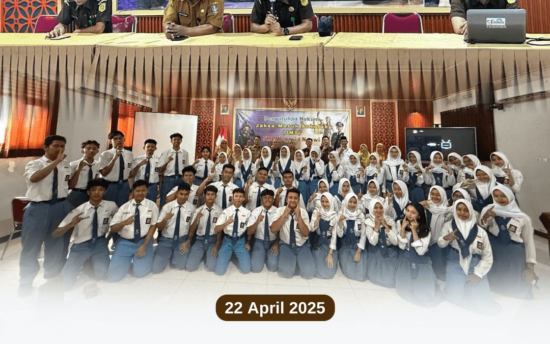 Jaksa Masuk Sekolah SMA Negeri 1 Ngawi