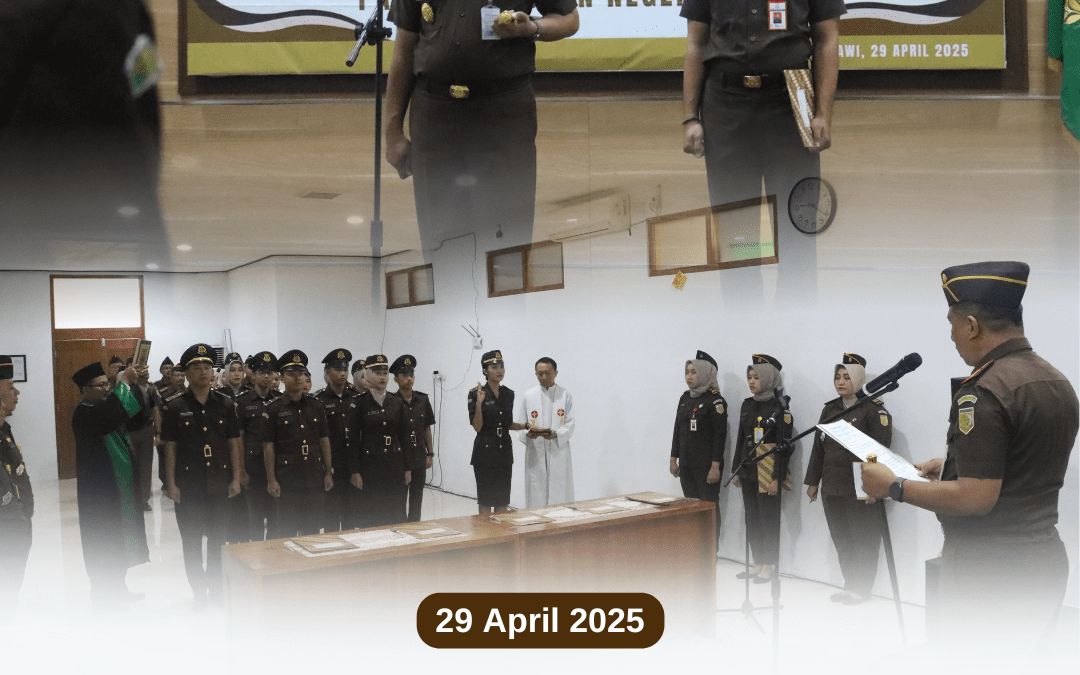 Upacara Pelantikan CPNS Kejaksaan Negeri Ngawi