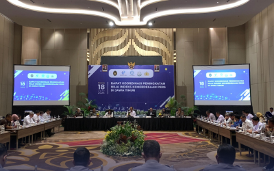 Rapat Koordinasi Peningkatan Nilai Indeks Kemerdekaan Pers Di Jawa Timur