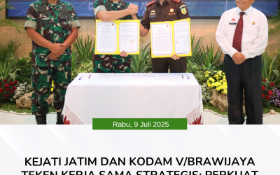 Kejati Jatim dan Kodam V/Brawijaya Teken Kerja Sama Strategis: Perkuat Sinergi Penegakan Hukum dan Pertahanan Negara